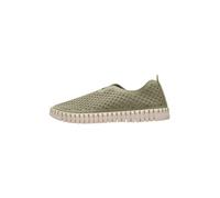 Ilse Jacobsen HORNBÆK | Flache Damen-Schuhe | Slip-On Sneaker mit Recyceltem Mikrofaser-Material und Rutschfester Natur-Gummisohle | Tulip3275 | Leicht Atmungsaktiv Umweltfreundlich | Army | 40