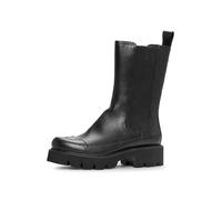 Ilse Jacobsen Leder-Chelsea-Boots in Schwarz in Schwarz - Größe 39 | Stiefeletten