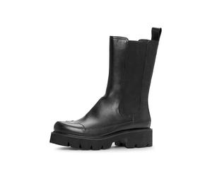Ilse Jacobsen Leder-Chelsea-Boots in Schwarz in Schwarz - Größe 41 | Stiefeletten