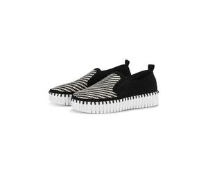 Ilse Jacobsen Leder-Slipper in Schwarz - Größe 42 | Damen Schuhe Halbschuhe