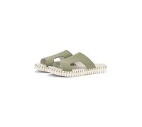 Ilse Jacobsen Pantoletten in Khaki - Größe 40 | Damen Pantoletten