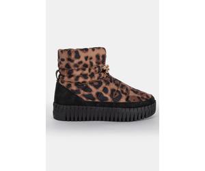 Ilse Jacobsen Shoes Tulip6082 Brown Panthera Print Black Größe: 39 | Stiefel Outlet | Damen | Braun