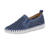 Ilse Jacobsen Tulip3471M Herren-Slipper, Bootsschuh, blau; grau, 43 EU
