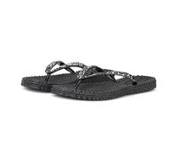 Ilse Jacobsen Damen Zehenlatschen mit Glitter CHEERFUL03G schwarz 39