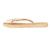 Ilse Jacobsen - Damen - Zehentrenner - CHEERFUL16F - Flexibler Zehentrenner, Luftgummi, Massagesohle, Glitzer, Blume
