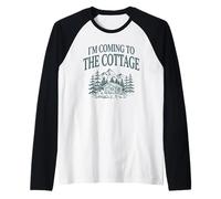 I'm Coming to The Cottage Rustikale Hütte Berge Outdoor Raglan