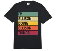 I'm Ellison Doing Ellison Things Lustiges personalisiertes Zitat Comfort Colors Adult Heavyweight T-Shirt