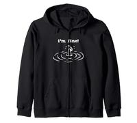 I'm Fine Thumbs Up - Sarkastischer Humor Lustiger Spruch Kapuzenjacke