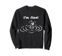 I'm Fine Thumbs Up - Sarkastischer Humor Lustiger Spruch Sweatshirt
