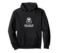 I'm His Favorite Jesus Loves You Religiöses Zitat Pullover Hoodie