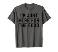 I'm Just Here for the Food Shirt,Travel for Food Lover Gifts T-Shirt