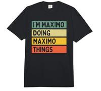 I'm Maximo Doing Maximo Things Lustiges personalisiertes Zitat Comfort Colors Adult Heavyweight T-Shirt