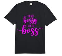 I'm Not Bossy I Am The Boss Chefin Unternehmerin Investorin Comfort Colors Adult Heavyweight T-Shirt
