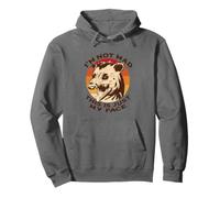 I'm not mad This is just My face Lustiges Opossum Scream Meme Pullover Hoodie