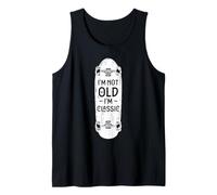 I'm Not Old I'm Classic Lustiges Vintage-Skateboard für Herren und Damen Tank Top