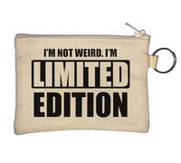 I'm Not Weird I'm Limited Edition Schlüsselanhänger Münzbörse Beige