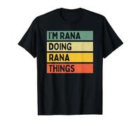 I'm Rana Doing Rana Things Lustiges personalisiertes Zitat Preisgünstiges Grafik-T-Shirt