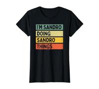 I'm Sandro Doing Sandro Things Lustiges personalisiertes Zitat Preisgünstiges Grafik-T-Shirt