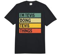 I'm Tevis Doing Tevis Things Lustiges personalisiertes Zitat Comfort Colors Adult Heavyweight T-Shirt