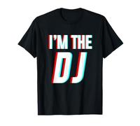 Im The DJ EDM Music Festival Minimal Old School DJ Kostüm T-Shirt