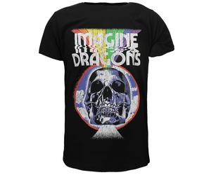 Imagine Dragons Rainbow Skull Burst T-Shirt ➥ Offizielles Merchandise XL Schwarz