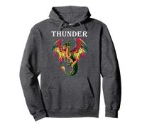 Imagine You Are A Thunder Dragon Breathing Fire With Wings Pullover Hoodie