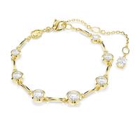 Imber Armband, Gemischte Rundschliffe, Weiß, 18K Goldbeschichtet OS
