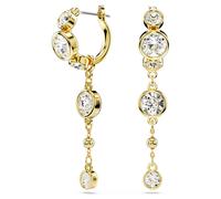 Swarovski Imber Drop-Ohrhänger, Weiße, Vergoldete Ohrringe mit Strahlenden Swarovski Kristallen