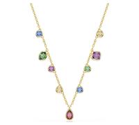 Imber Halskette, Verschiedene Schliffe, Mehrfarbig, 18K goldbeschichtet OS