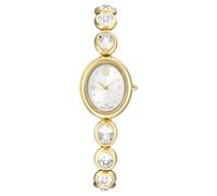 Imber oval Uhr, Schweizer Produktion, Metallarmband, Goldfarben, Vergoldetes Finish OS