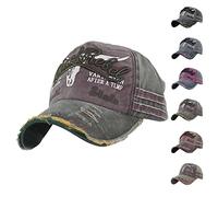 iMeshbean Baseball Cap Herren Damen Basecap Retro Verstellbar Mütze Snapback Cap Unisex Schirmmütze Baumwolle Modische Kappe Hut für Sport Reise Outdoor Freizeit (Armeegrün)