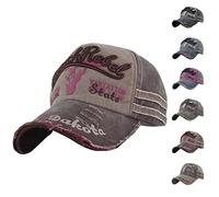 iMeshbean Baseball Cap Herren Damen Basecap Retro Verstellbar Mütze Snapback Cap Unisex Schirmmütze Baumwolle Modische Kappe Hut für Sport Reise Outdoor Freizeit (Baun)