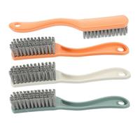 IMIKEYA 4 Stück Reinigungsbürsten mit Langem Griff Schuhbürsten und Waschbürsten Robuste Borsten Vielseitig für Schuhe Kleidung und Haushalt Zufällige Farbe Zufällige Farbe