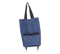 IMIKEYA Faltbarer Einkaufstrolley mit Großer Einkaufstrolleytasche aus Oxford Stoff Multifunktional und Praktisch für Einkäufe und Picknicks Großer Fassungsvermögen und Klappbar
