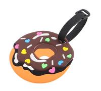 IMIKEYA Gepäckanhänger Kofferanhänger Donut aus Pvc Weich Doppelfunktional zur Einfachen Identifikation für Koffer und Familienurlaub für Reisende
