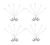 IMIKEYA Kupfer Broschennadeln Lang 50mm 20 Stück Glänzend Selbstgemacht Schmucknadeln Sicherheitsnadeln Kleidung Zubehör Handarbeitszubehör für Broschen und Revers