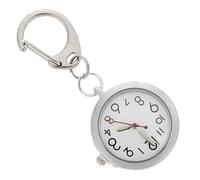 IMIKEYA Leichtgewichtige Rostfreie Edelstahl Schwesternuhr Mit Nachtleuchtzeiger Clip-Design Für Ärzte Und Pflegekräfte Praktische Ansteckuhr Zum Tragen Am Kragen Tasche