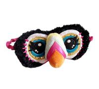 IMIKEYA Schlafmaske Plüsch Großmaul Vogel Augenmaske Weich Leicht Lichtblockierend für Reisen Schlaf und Entspannung