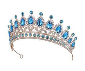 IMIKEYA Stirnband Mit Strass Für Brautschmuck Brautfrisur Hochzeits-haarschmuck Diadem Strass-haarreif Passend Für Mädchen Und Braut