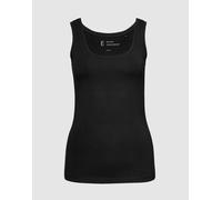 OPUS Damen Top | Tanktop IMILIA Slim aus BCI Cotton Mix Black, 44