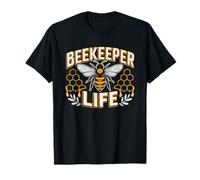 Imker Life Retro Badge Vintage Bienenhaus T-Shirt