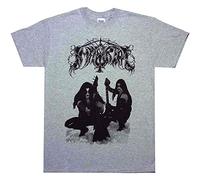 Immortal Battles in The North Shirt Black Metal T-Shirt Grey L