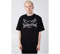 Immortal - Winged Logo - T-Shirt - Schwarz - S - 100% Baumwolle Schwarz S