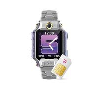 imoo Kids Watch X10 Smartwatch für Kinder, GPS und Telefonfunktion, Datenschutz & Eltern-App, Lange Akkulaufzeit, SOS, wasserdicht, Telekom SIM-Karte, 30 € Amazon-Gutschein nach Registrierung (grau)