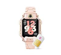 imoo Kids Watch X10 Smartwatch für Kinder, GPS und Telefonfunktion, Datenschutz & Eltern-App, Lange Akkulaufzeit, SOS, wasserdicht, Telekom SIM-Karte, 30 € Amazon-Gutschein nach Registrierung (rosa)