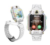imoo Watch Phone, 4G-Smartwatch Kinder mit HD-Videoanrufen, Smartwatch für Kinder mit GPS-Echtzeitortung, IPX8-Wasserbeständigkeit (X10, Weiß)