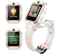 imoo Watch Phone Z7, 4G-Smartwatch Kinder mit HD-Videoanrufen, Smartwatch für Kinder mit GPS-Echtzeitortung, IPX8-Wasserbeständigkeit (Weiß)