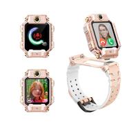 imoo X10 Smartwatch Kinder mit SIM Karte Smartwatch 4G LTE Smart Watch mit Split Dual-Kamera Uhr,1.6”,98°Weitwinkel Anti-Shake,32GB ROM,SOS (X10,Rosa)