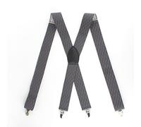IMOSEI Hosenträger Suspender Hosenträger Für Erwachsene Western-Hosenträger Elastische Elastische Träger Träger X Graues Bodengitter