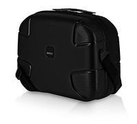 IMPACKT IP1 Handluggage Kosmetikkoffer aus recyceltem Material, nachhaltiges Beauty-Case mit Clip-Funktion, 40 cm, 1,5 kg, 22 Liter, Lava-Schwarz, 40cm (Beautycase), Lässig